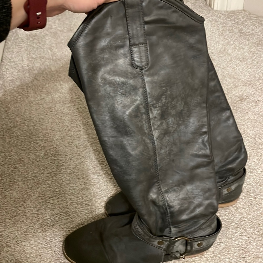 Grey Boots